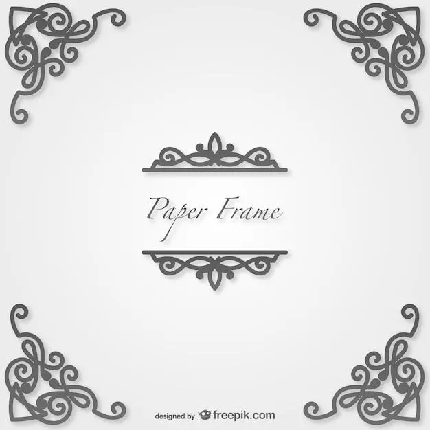 Vector floral esquinas | Descargar Vectores gratis