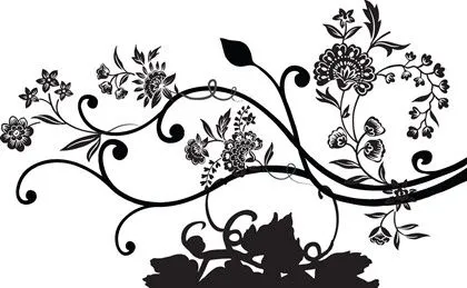 Vector Floral negro Vector floral - vectores gratis para su ... Vector Floral negro Vector floral - vectores gratis para su ...