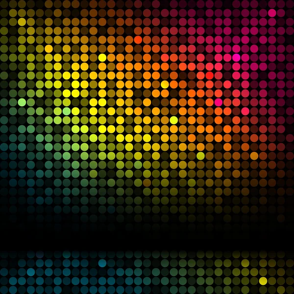 Vector fondo discoteca con luces de colores — Vector stock ...