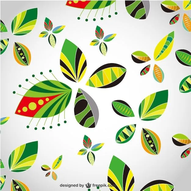 Vector de fondo con hojas abstractas | Descargar Vectores gratis Vector de fondo con hojas abstractas | Descargar Vectores gratis
