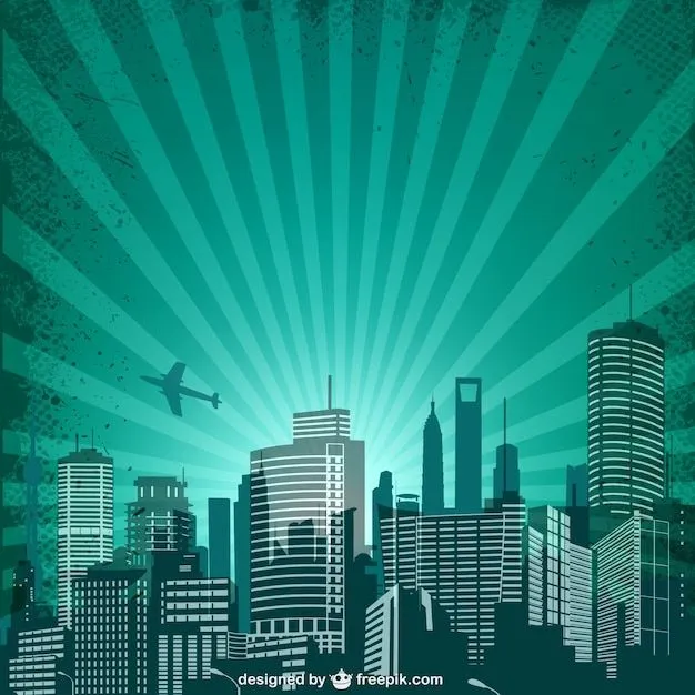 Vector de fondo urbano | Descargar Vectores gratis