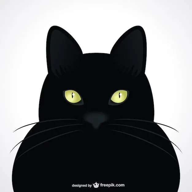 Vector gato negro | Descargar Vectores gratis Vector gato negro | Descargar Vectores gratis