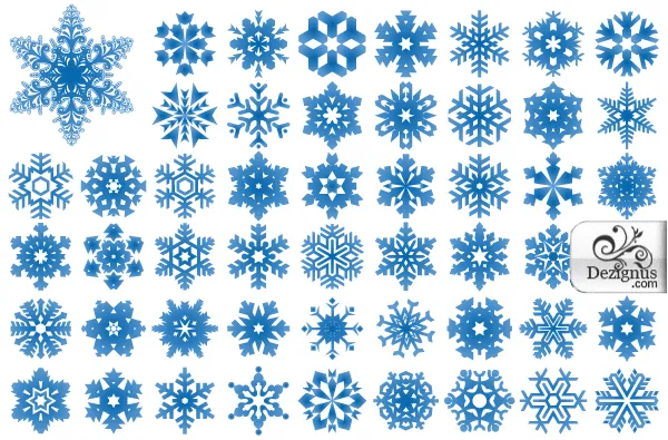 Vector libre los copos de nieve Illustrator y Photoshop Shapes ... Vector libre los copos de nieve Illustrator y Photoshop Shapes ...