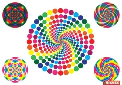 Vector Libre Vixvex De Círculos Op Art-Vector Misc-vector Libre ...