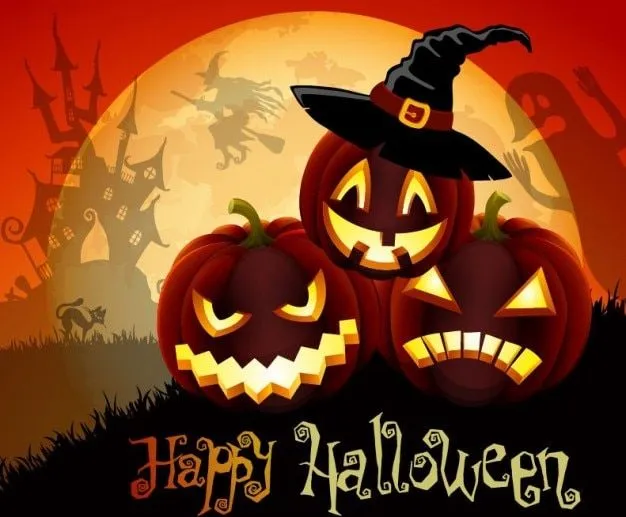 la bruja bonita, con ilustración vectorial de Halloween ... la bruja bonita, con ilustración vectorial de Halloween ...