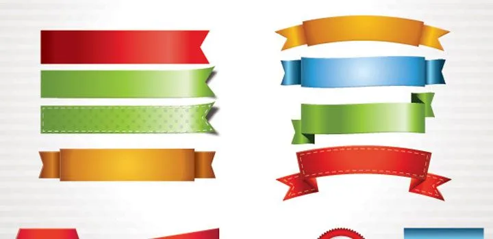 Listones De Colores | Vectores Gratis
