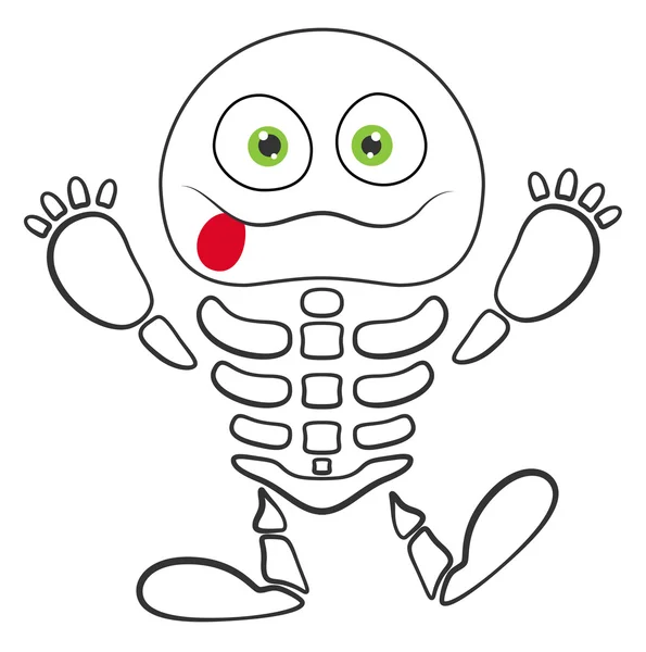 Vector de monstruo esqueleto Halloween — Vector stock © baavli ... Vector de monstruo esqueleto Halloween — Vector stock © baavli ...