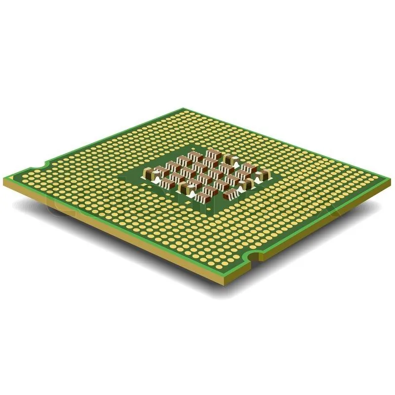 Vector of 'Computer micro processor Vector'