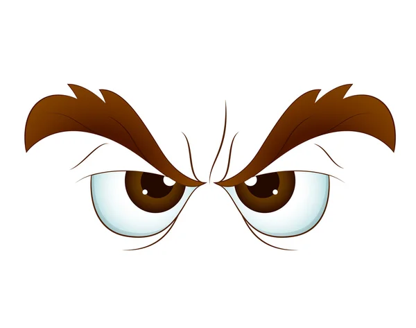 Vector ojo enojado — Vector stock © baavli #10202092