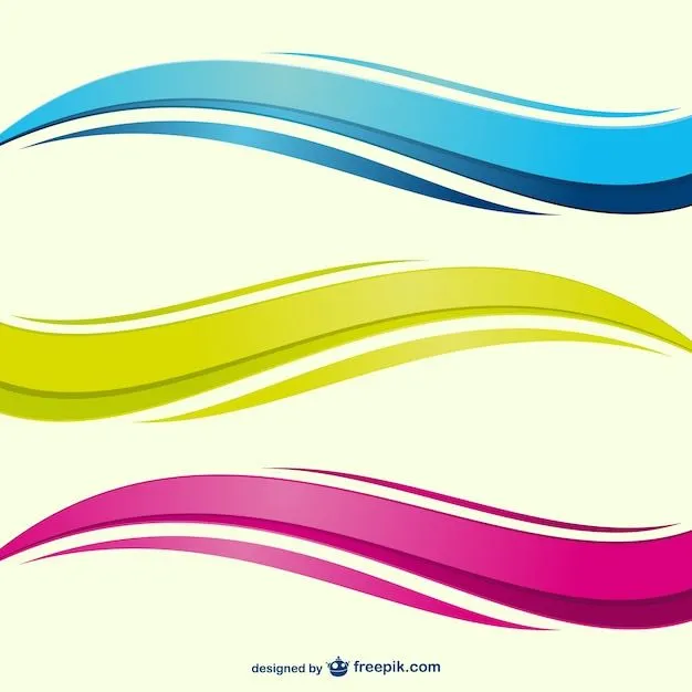 Vector olas de colores | Descargar Vectores gratis Vector olas de colores | Descargar Vectores gratis