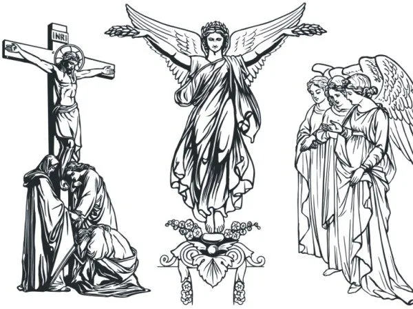 Vetor de palavra-chave de Jesus material religioso Joan; Free Download