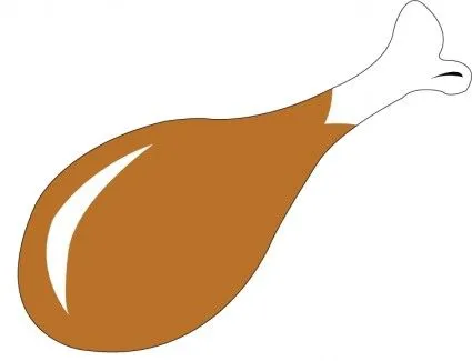 Vector De Pierna De Pollo-Vector Misc-vector Libre Descarga Gratuita