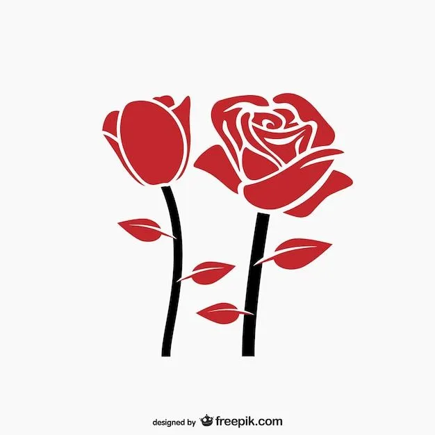 Vector rosas rojas | Descargar Vectores gratis Vector rosas rojas | Descargar Vectores gratis