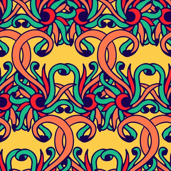 Vector seamless pattern - abstract background in bright colors ...