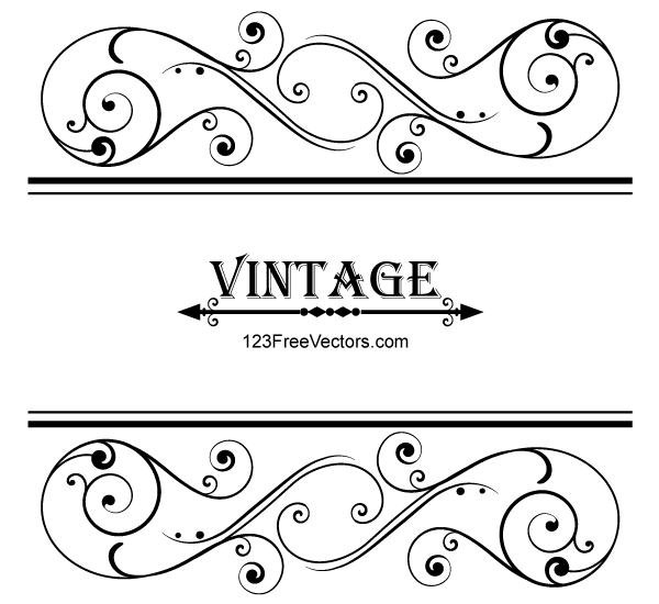 Vector Vintage marco Ornamental Floral Design, archivos ... Vector Vintage marco Ornamental Floral Design, archivos ...