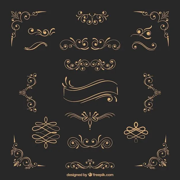 Vectores de Adorno, +7,100 en formato AI, EPS y SVG Vectores de Adorno, +7,100 en formato AI, EPS y SVG