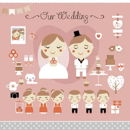 Vectores bonitos y gratis para invitaciones de bodas | portafolio blog Vectores bonitos y gratis para invitaciones de bodas | portafolio blog