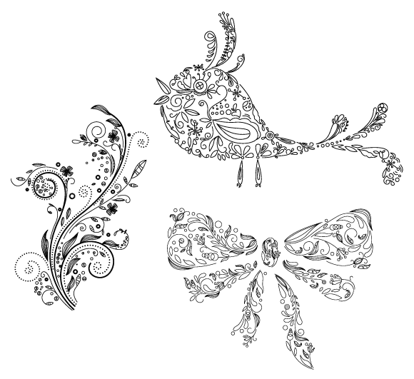 Vectores Florales - Diseño Grafico y Publicidad - Genio Creativo 