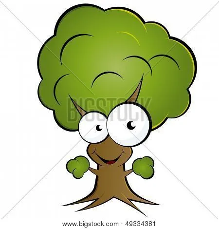 Arbol en dibujo animado - Imagui