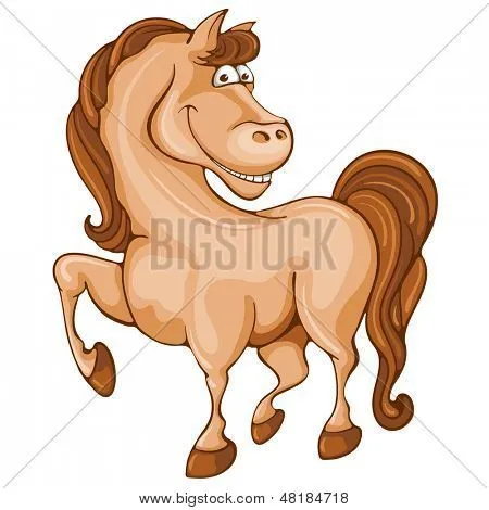 Vectores y fotos en stock de Caballo de divertidos dibujos ...