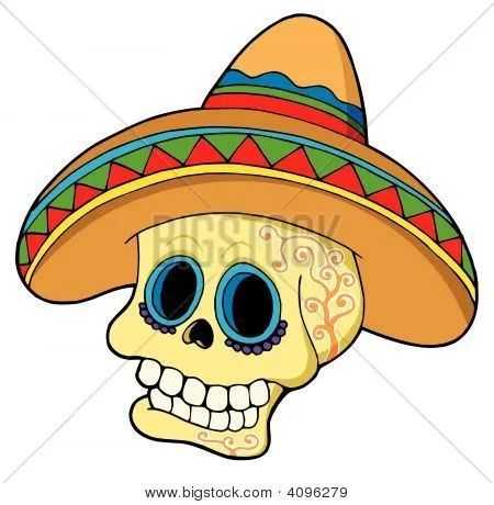 Vectores y fotos en stock de Calavera mexicana en Sombrero | Bigstock Vectores y fotos en stock de Calavera mexicana en Sombrero | Bigstock