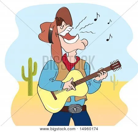 Vectores y fotos en stock de Cantando vaquero .vector cómica de ... Vectores y fotos en stock de Cantando vaquero .vector cómica de ...