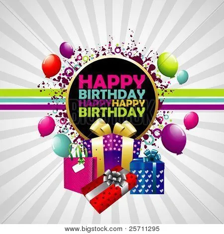 Vectores y fotos en stock de Colores de fondo feliz cumpleaños ...