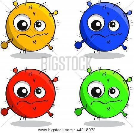 Vectores y fotos en stock de conjunto de vectores de gérmenes de ...