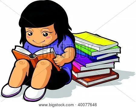 Vectores y fotos en stock de Dibujos animados de chica estudiante ...