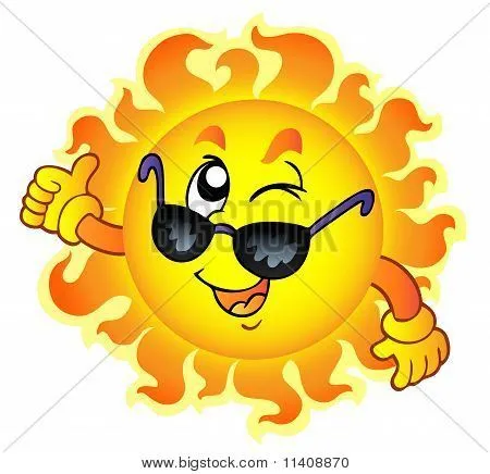 Vectores y fotos en stock de Dibujos animados guiño el sol con ... Vectores y fotos en stock de Dibujos animados guiño el sol con ...