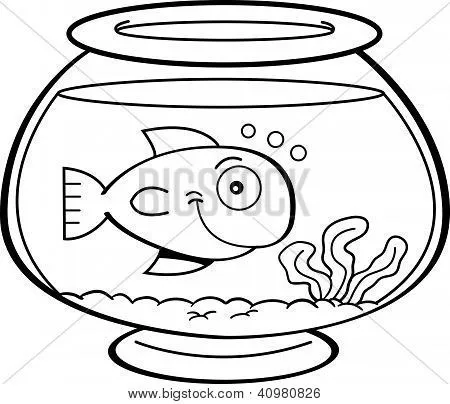 Vectores y fotos en stock de Dibujos animados de peces en una ...