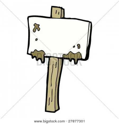 Vectores y fotos en stock de dibujos animados de poste indicador ...