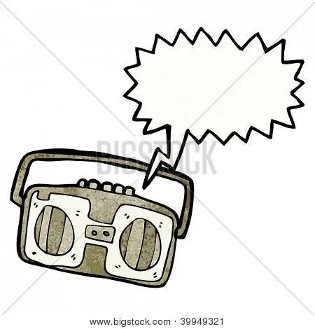 Vectores y fotos en stock de dibujos animados radio cassette ...