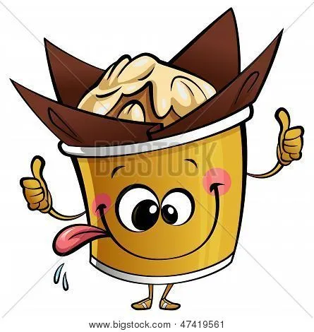 Vectores y fotos en stock de Feliz de dibujos animados Cupcake ...