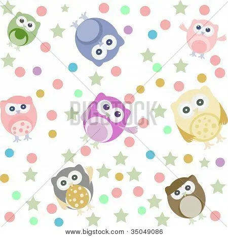 Vectores y fotos en stock de Fondo claro con Cute búhos, estrellas ... Vectores y fotos en stock de Fondo claro con Cute búhos, estrellas ...