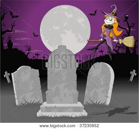Vectores y fotos en stock de Fondo de Halloween cementerio con ... Vectores y fotos en stock de Fondo de Halloween cementerio con ...