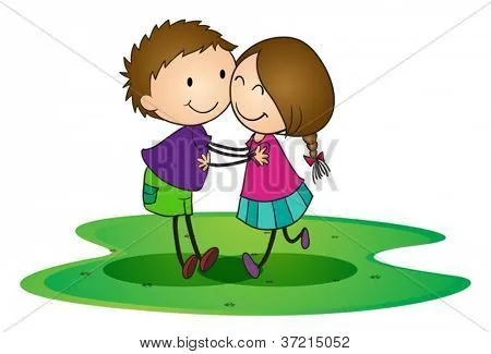 Vectores y fotos en stock de Ilustración de un niños abrazándose ...
