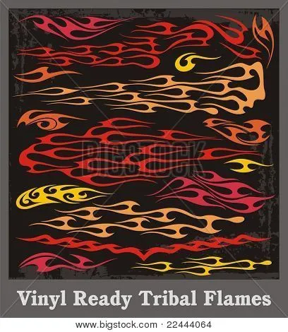 Vectores y fotos en stock de Listas llamas tribales de vinilo ...