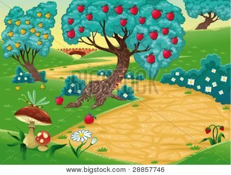 Arboles frutales animados - Imagui
