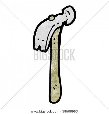Vectores y fotos en stock de martillo de uña de dibujos animados ...