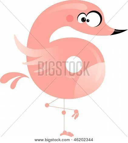Vectores y fotos en stock de Número 6 flamencos divertidos dibujos ... Vectores y fotos en stock de Número 6 flamencos divertidos dibujos ...
