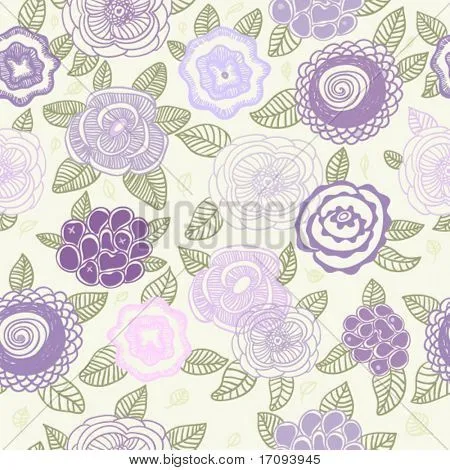 Vectores y fotos en stock de Patrón floral color pastel en vector ...