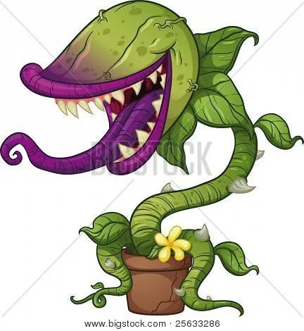 Vectores y fotos en stock de Planta carnívora de dibujos animados ... Vectores y fotos en stock de Planta carnívora de dibujos animados ...