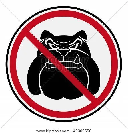 Vectores y fotos en stock de prohibido perros | Bigstock