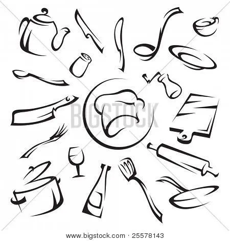 Vectores y fotos en stock de utensilios de cocina | Bigstock Vectores y fotos en stock de utensilios de cocina | Bigstock