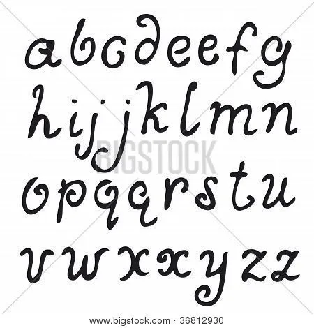 Vectores y fotos en stock de Vector alfabeto, letras dibujadas a ... Vectores y fotos en stock de Vector alfabeto, letras dibujadas a ...
