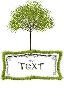 Vectores gratis y más: Descarga vectores de arbol con marco de raices