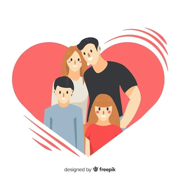 Vectores e ilustraciones de Amor familia para descargar gratis | Freepik