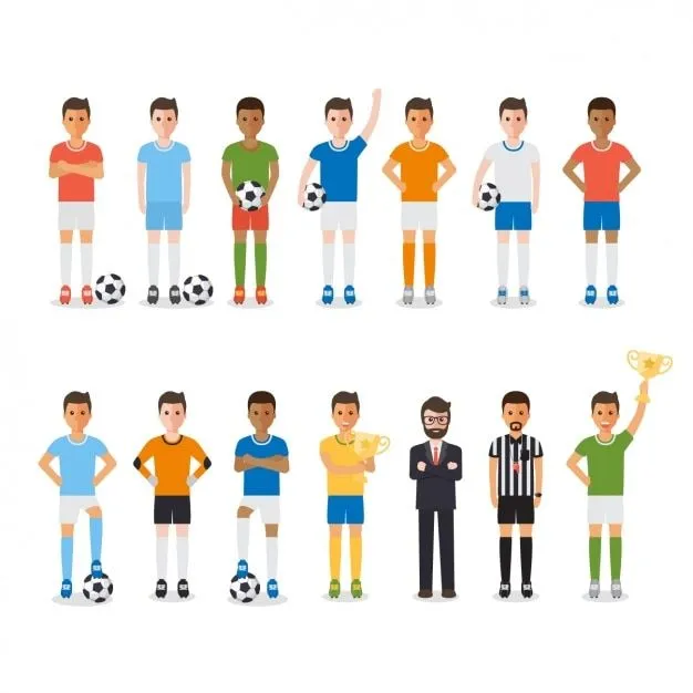 Vectores e ilustraciones de Jugadores futbol para descargar gratis | Freepik Vectores e ilustraciones de Jugadores futbol para descargar gratis | Freepik