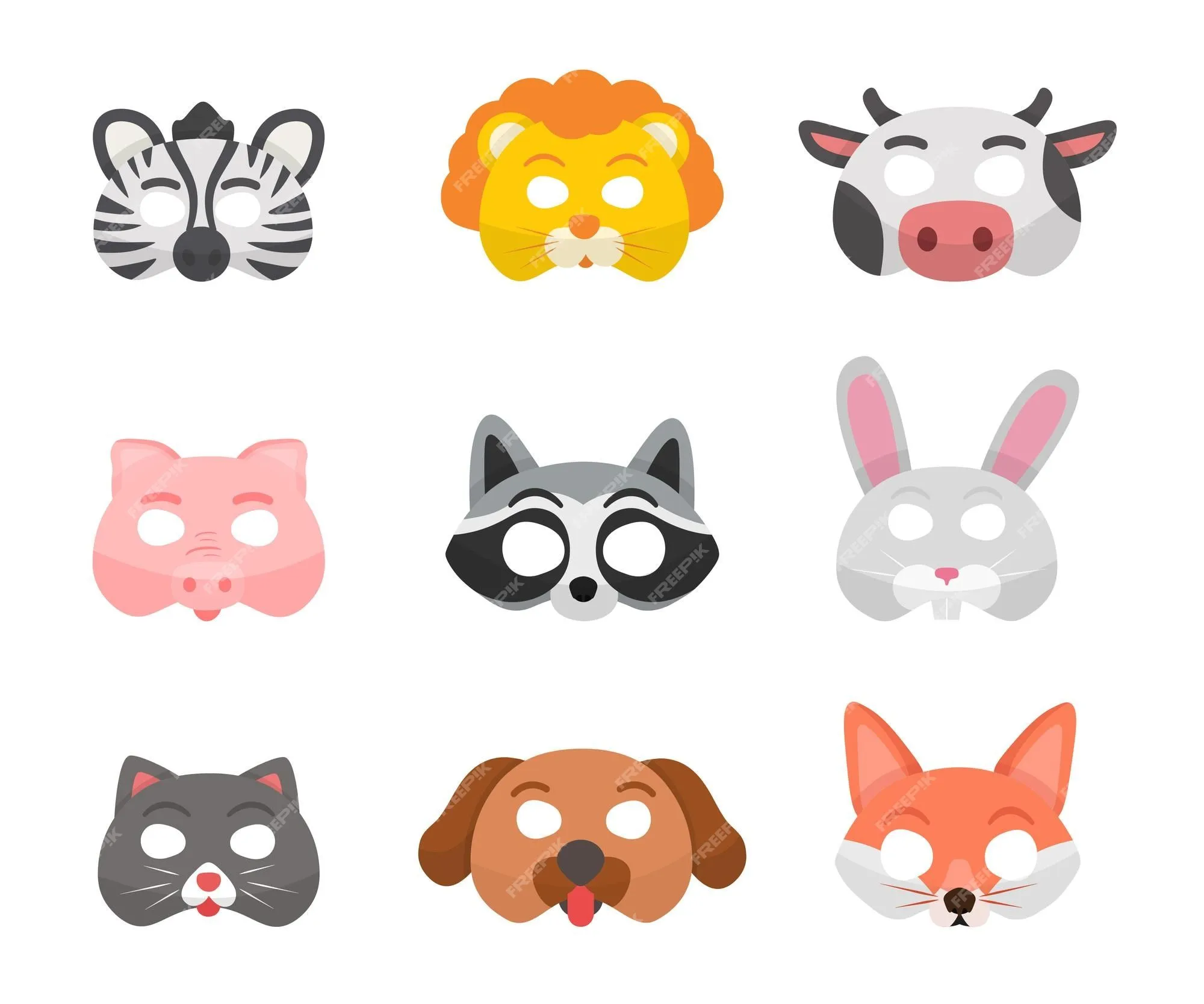 Vectores e ilustraciones de Mascara animal para descargar gratis | Freepik Vectores e ilustraciones de Mascara animal para descargar gratis | Freepik